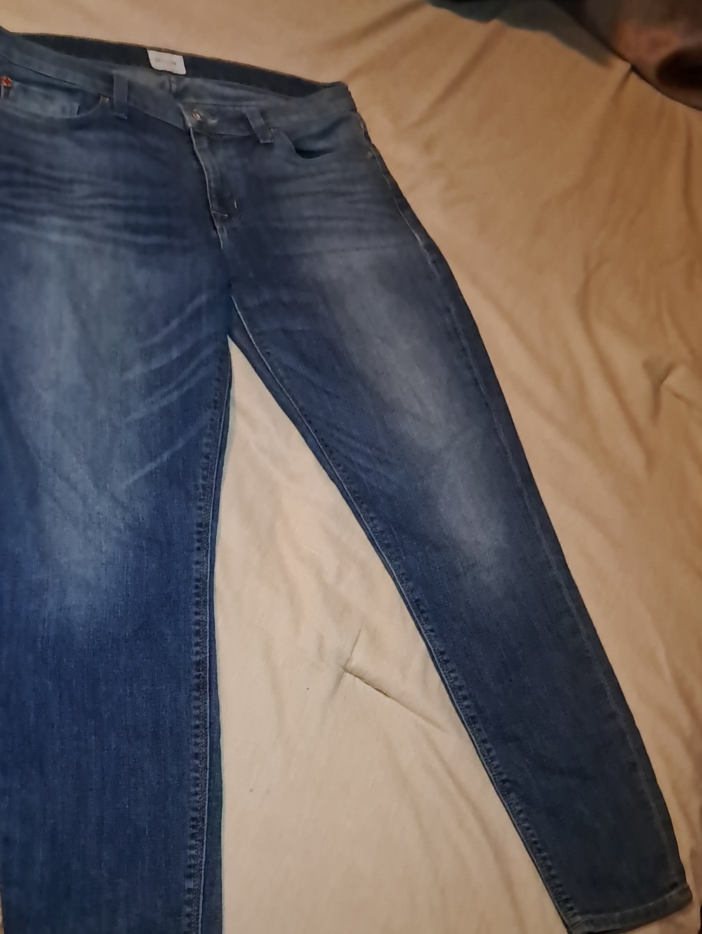 Hudson Jeans Women's Washed Blue Skinny Ankle Jeans